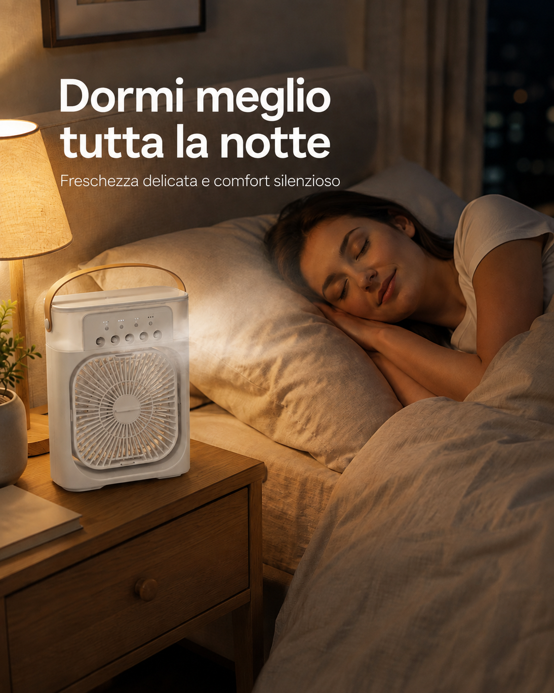 Ventilatore USB Portatile con Nebulizzatore d'Acqua – BullTek Mini